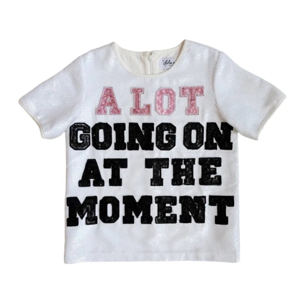 WOMEN'S A LOT GOING ON SEQUIN T-SHIRT